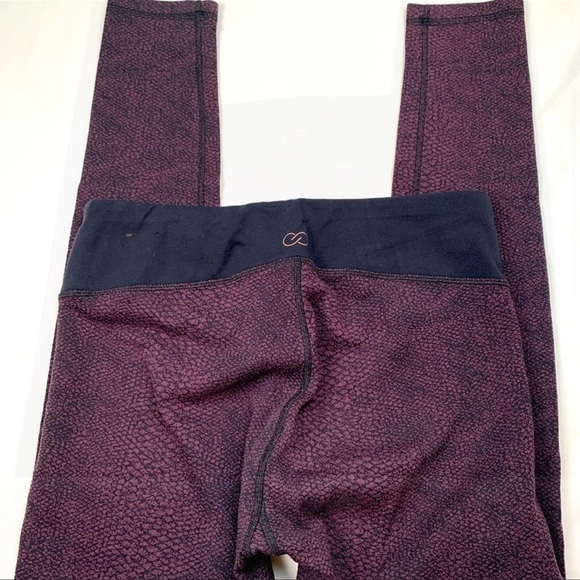 Calia by Carrie Underwood reptile Jacquard Leggings size large - Picture 5 of 7